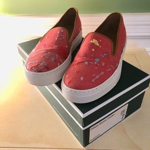 LADIES STUBBS AND WOOTEN CANVAS SNEAKER SIZE 7